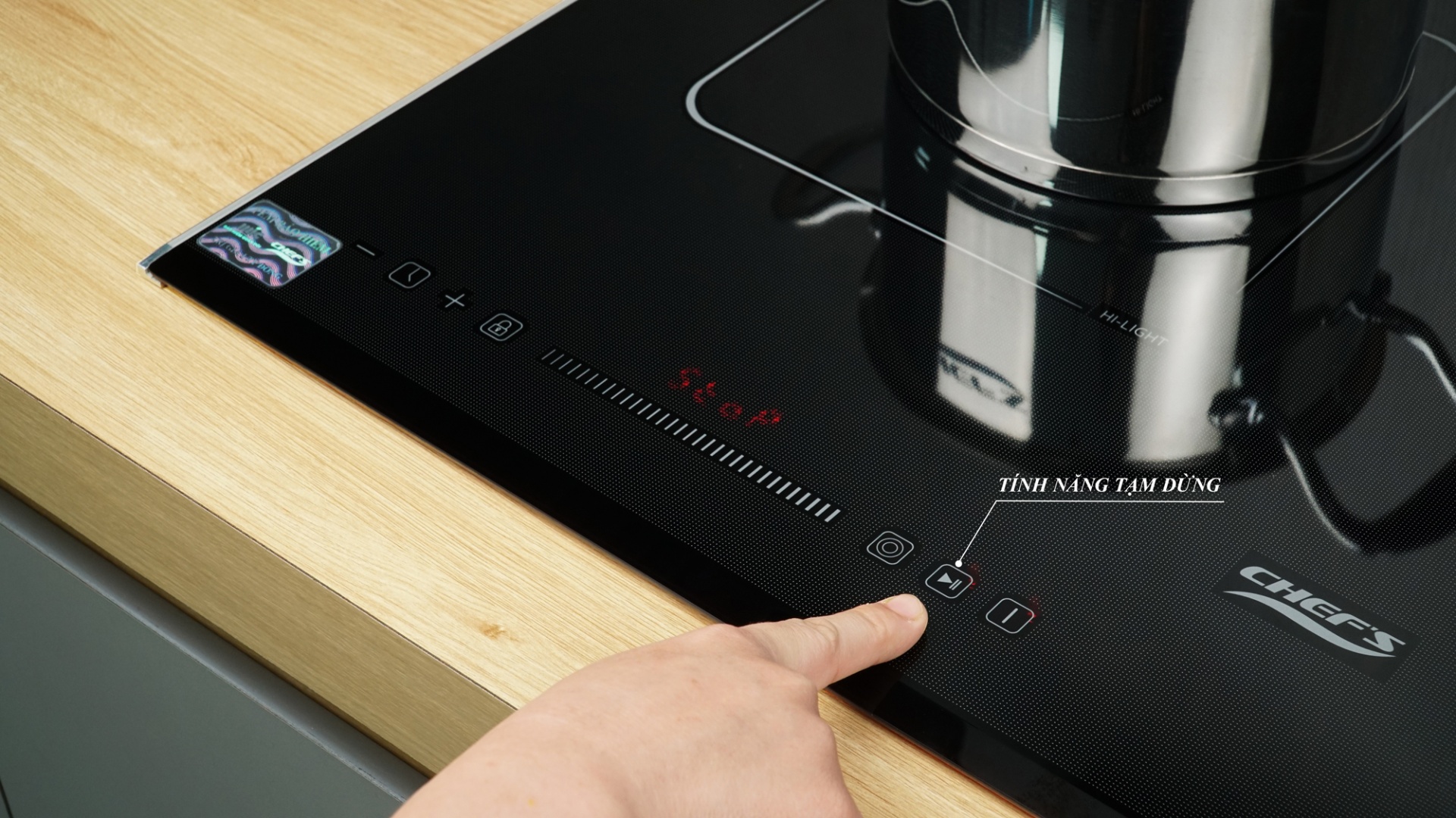 Bếp điện từ đôi Chefs EH-MIX220