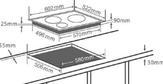 Bếp điện từ Chefs EH-MIX54A