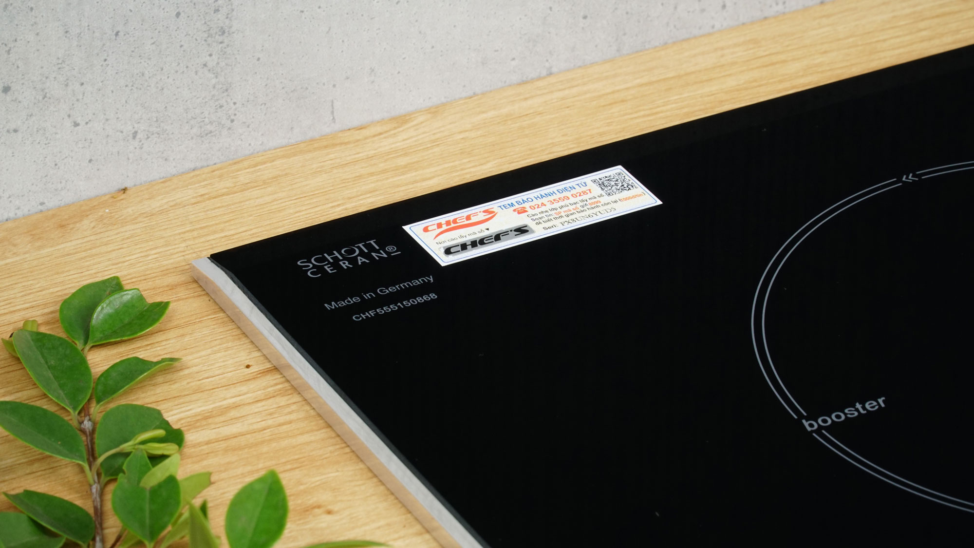 Bếp từ đôi Chefs EH-IH555