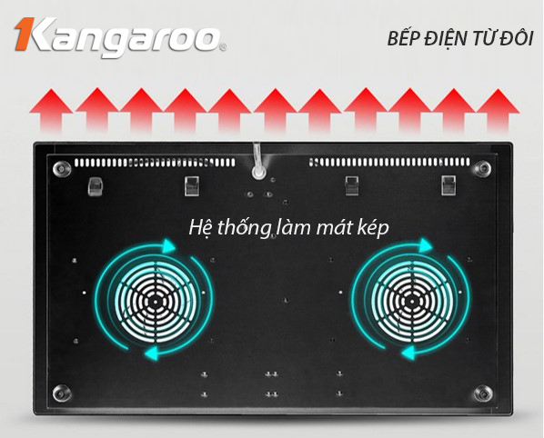 Bếp điện từ đôi Kangaroo KG438i