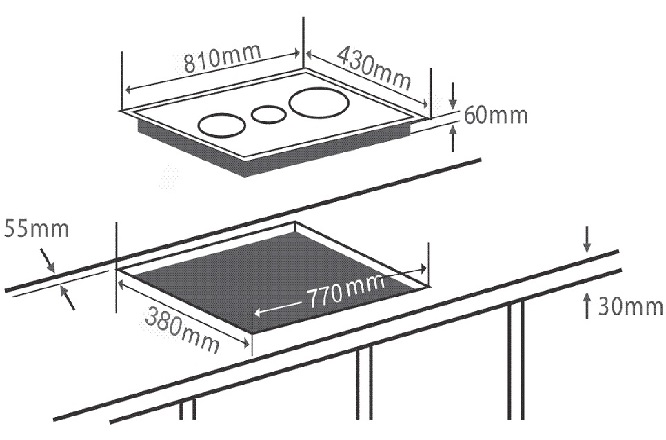 Bếp từ Chefs EH-IH544