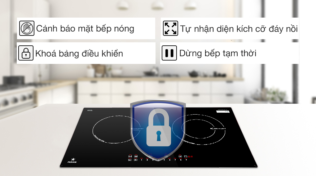 Bếp từ đôi Pramie PRTH- 2201