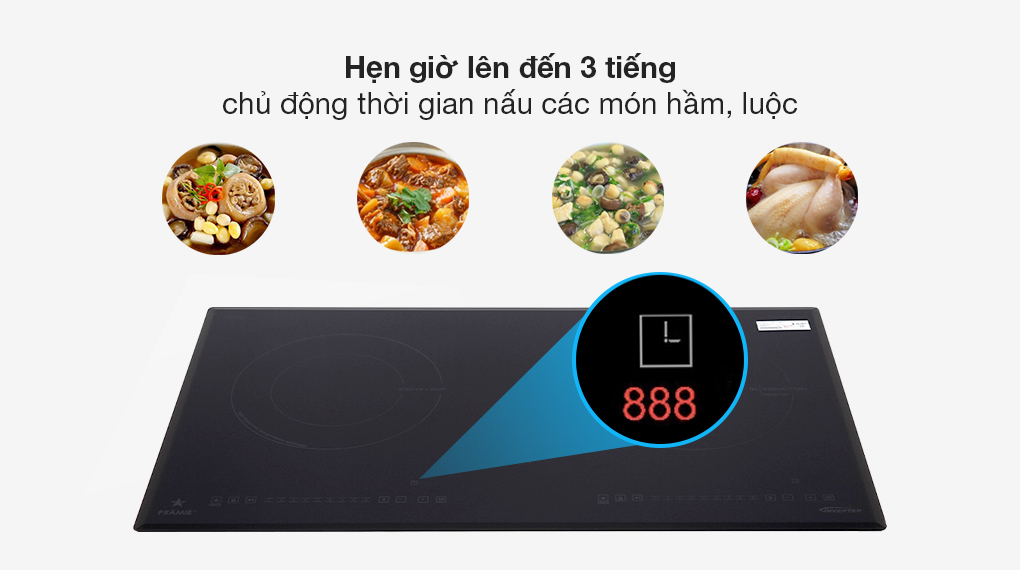 Bếp điện từ đôi Pramie PRMY 2105