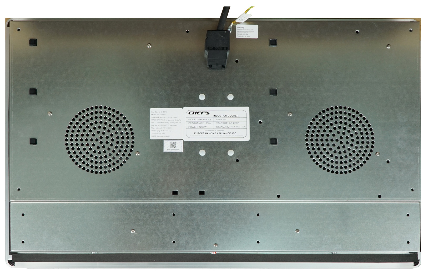 BẾP TỪ ĐÔI CHEFS EH-DIH208