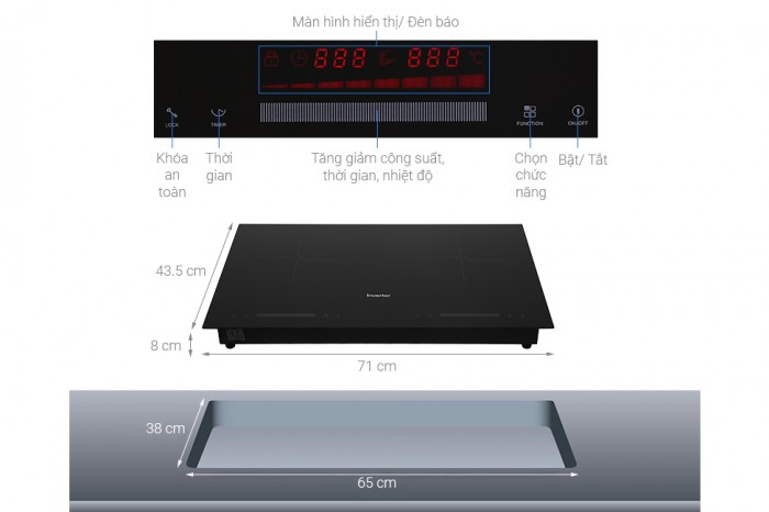 BẾP TỪ ĐÔI JUNGER NKD-C22