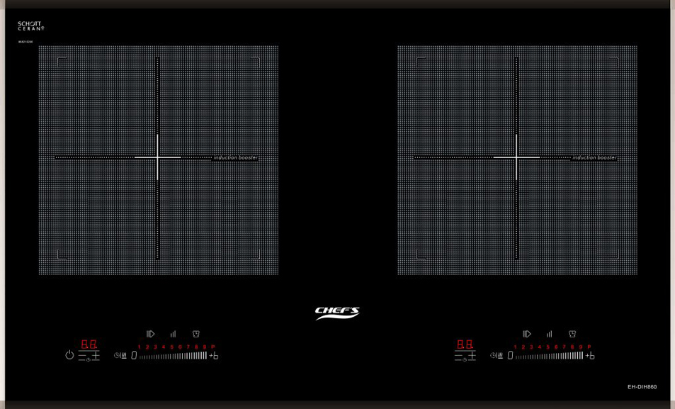 BẾP TỪ ĐÔI CHEFS EH-DIH860