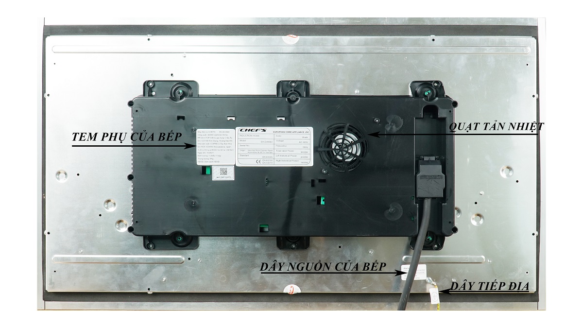 BẾP TỪ ĐÔI CHEFS EH-DIH860
