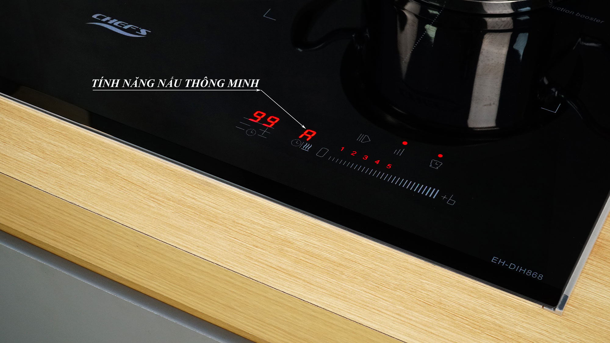 BẾP TỪ ĐÔI CHEFS EH-DIH868