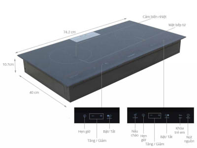 Bếp Từ Đôi Panasonic KY-A227D