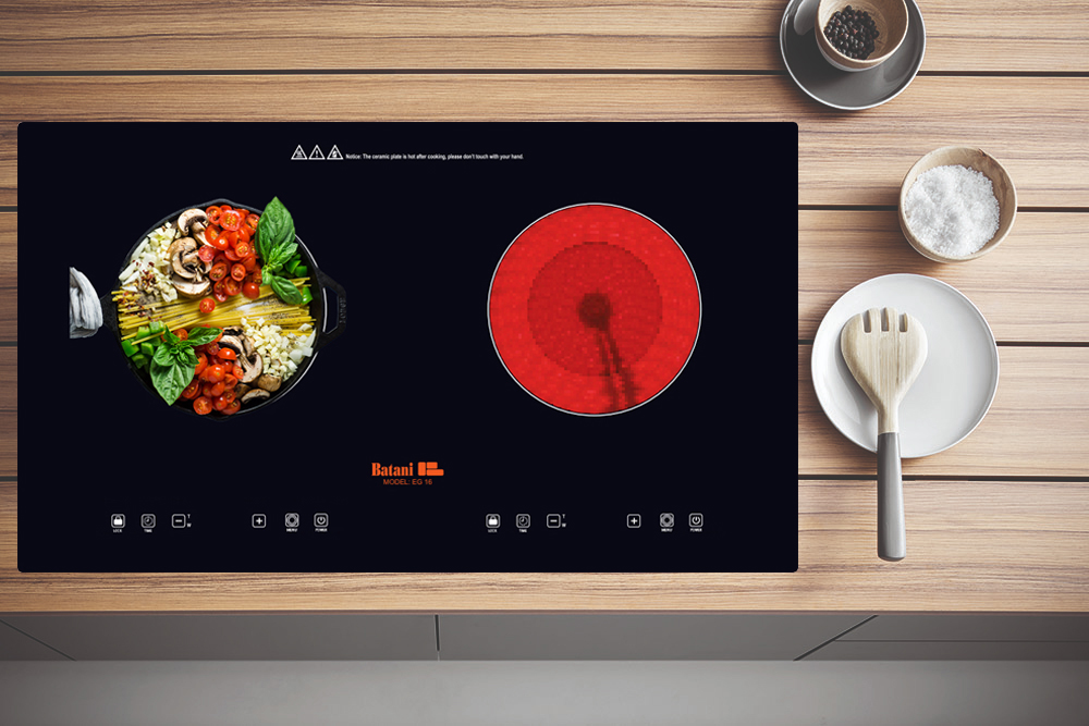 Bếp điện từ đôi Batani EG-16A