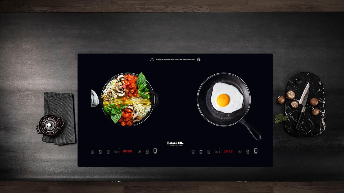 Bếp từ đôi Batani EG-189B