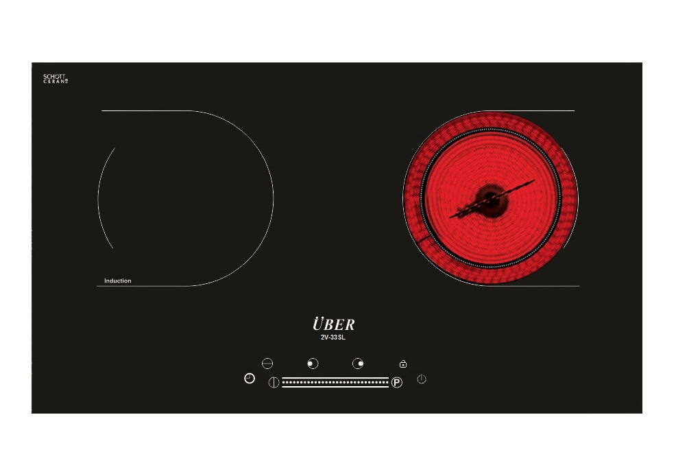 Bếp Điện Từ Đôi UBER 2V-33 SL