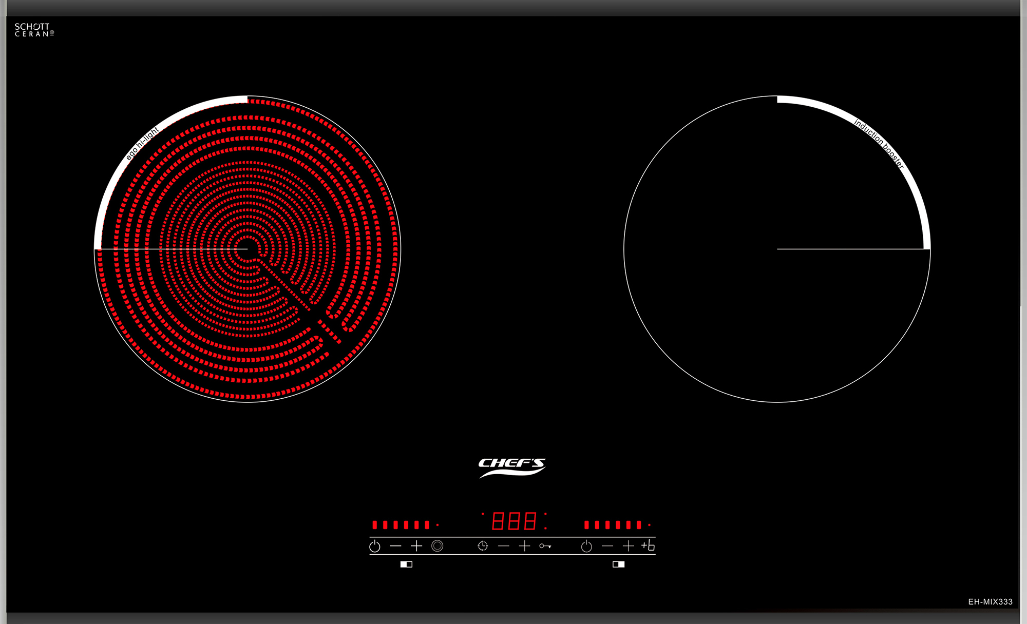 Bếp Điện Từ Đôi Chefs EH-MIX333