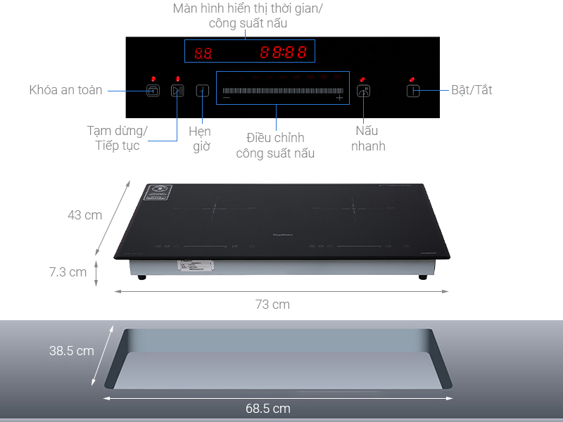 Bếp từ Nagakawa NAG1213M