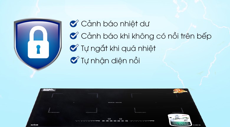 Bếp từ đôi Kiwa KI-4281AB