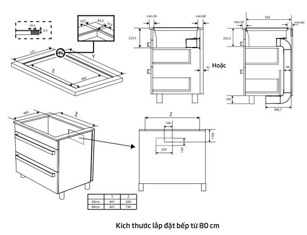 Bếp từ Beko HIXI 84700 UF