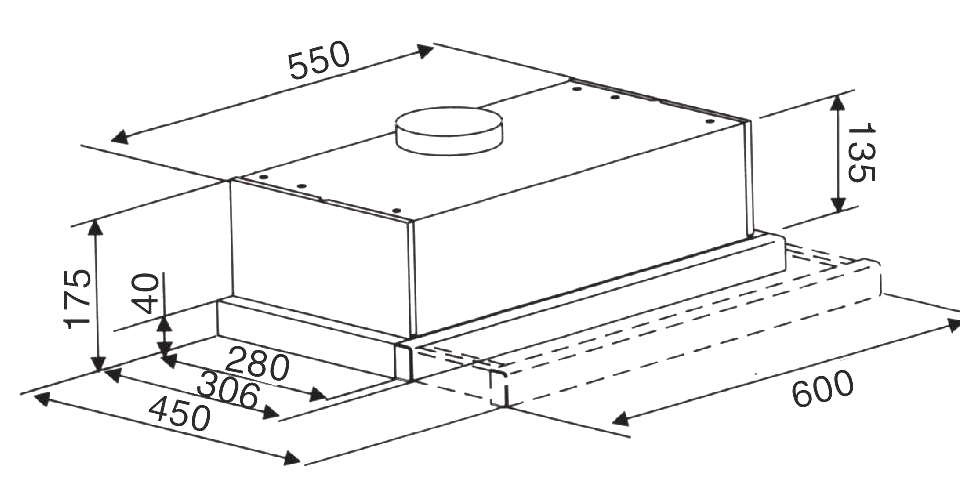 Máy hút mùi Kaff KF-TL1006W