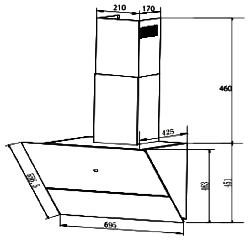 Máy hút mùi Grob C1HT-270