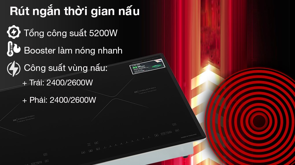 Bếp từ đôi Pramie PRTH-2203