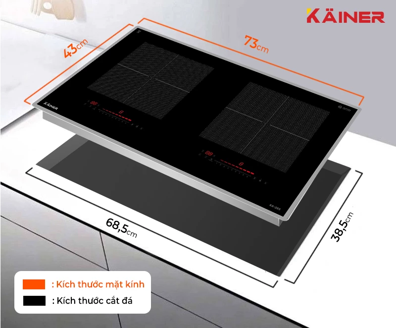 BẾP TỪ ĐÔI KAINER KA-265