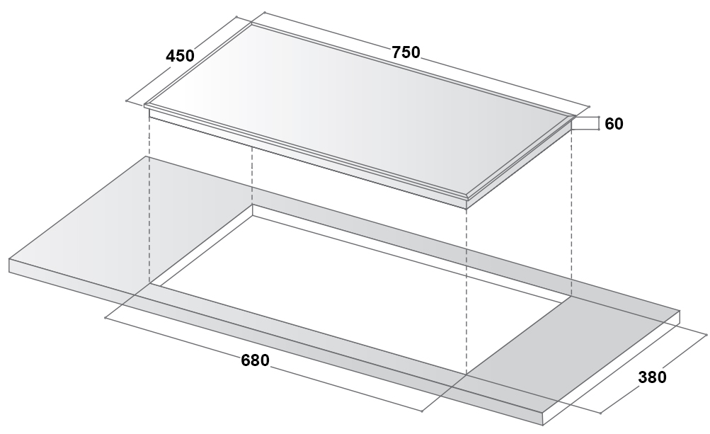 Bếp từ âm 2 vùng nấu Lorca LCI-899 Pro