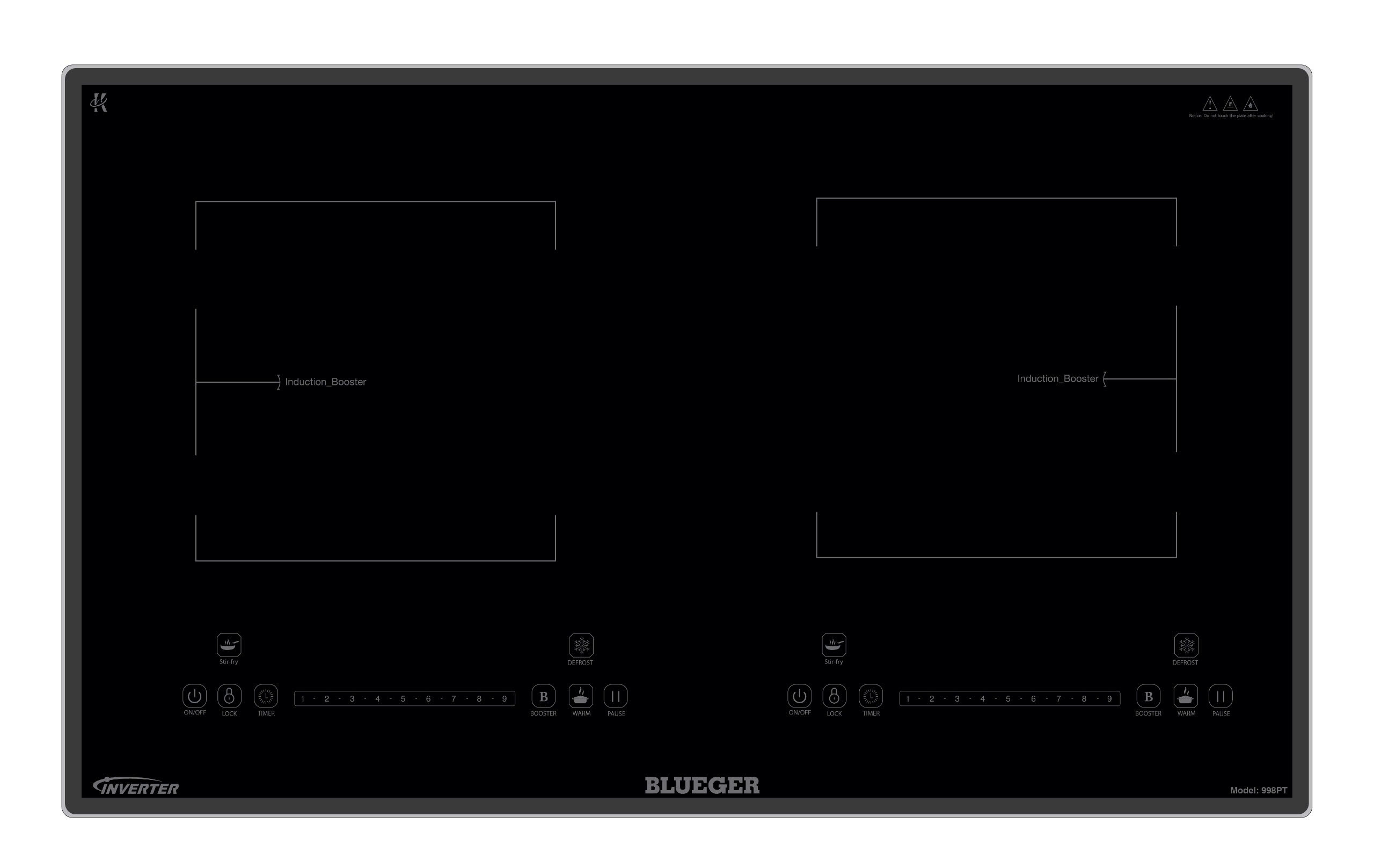 Bếp từ đôi Blueger 998PT