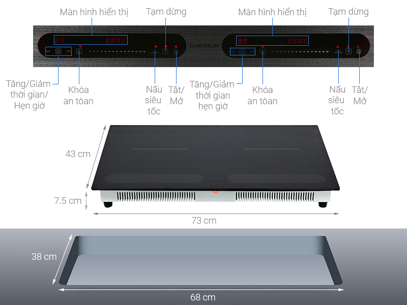 Bếp từ Daikiosan DKT-200006