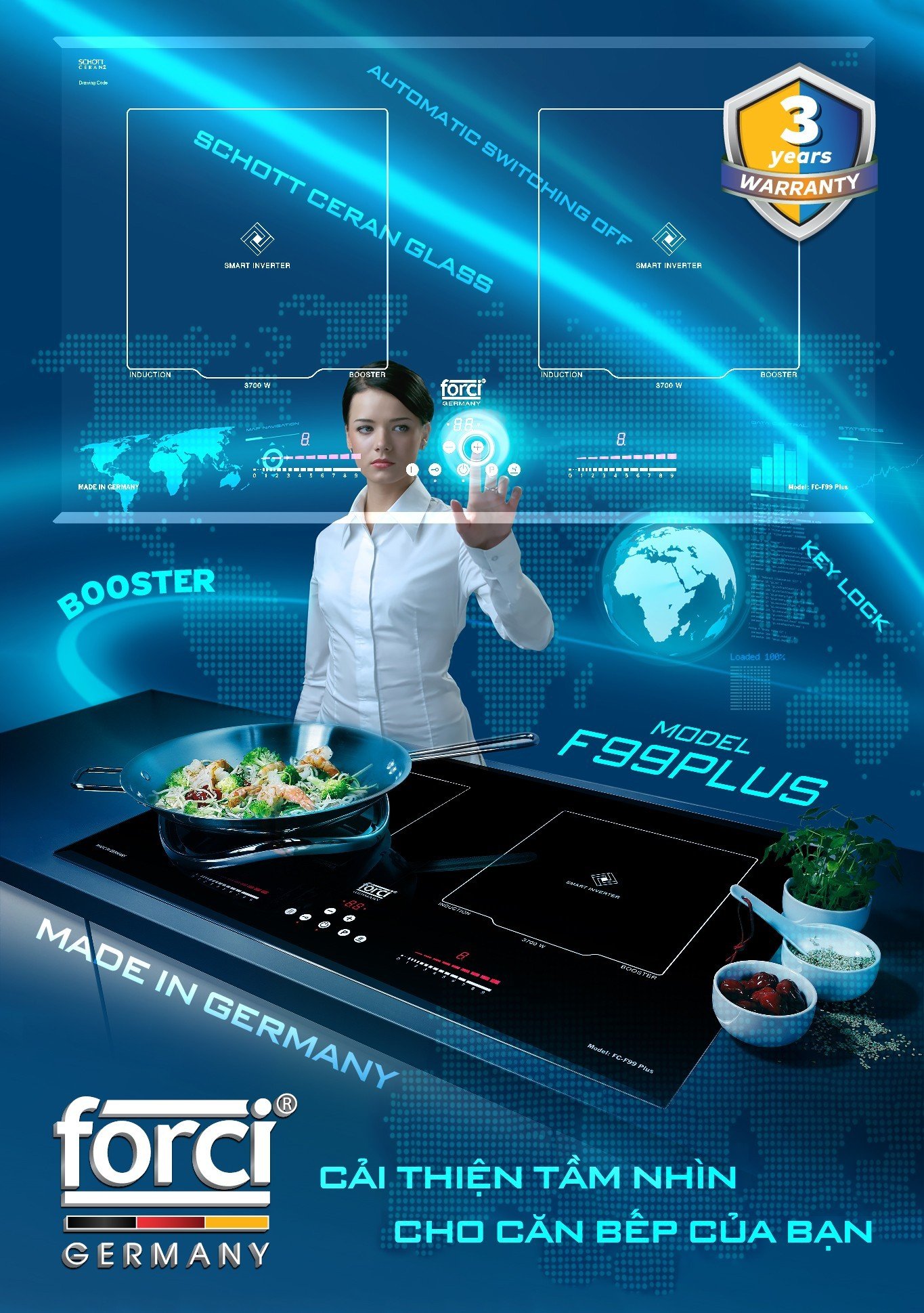 Bếp từ Forci FC-F99 PLUS