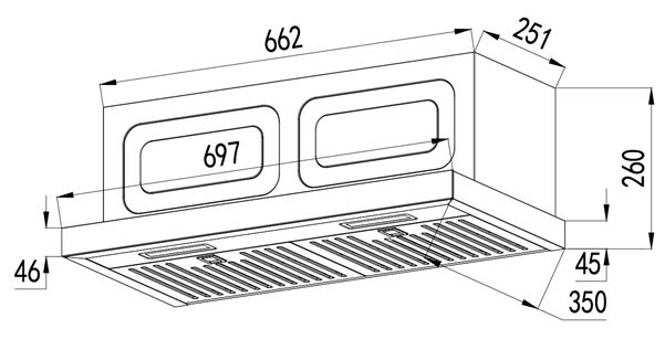 Máy hút mùi Emberton EB - 1188TB