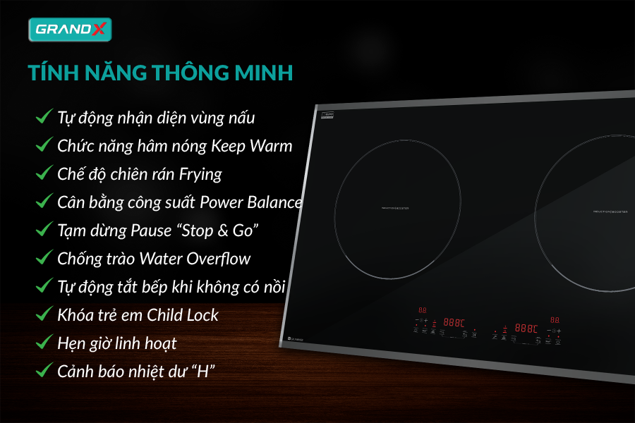 Bếp từ GRANDX GX IP669SE SERIAL 6