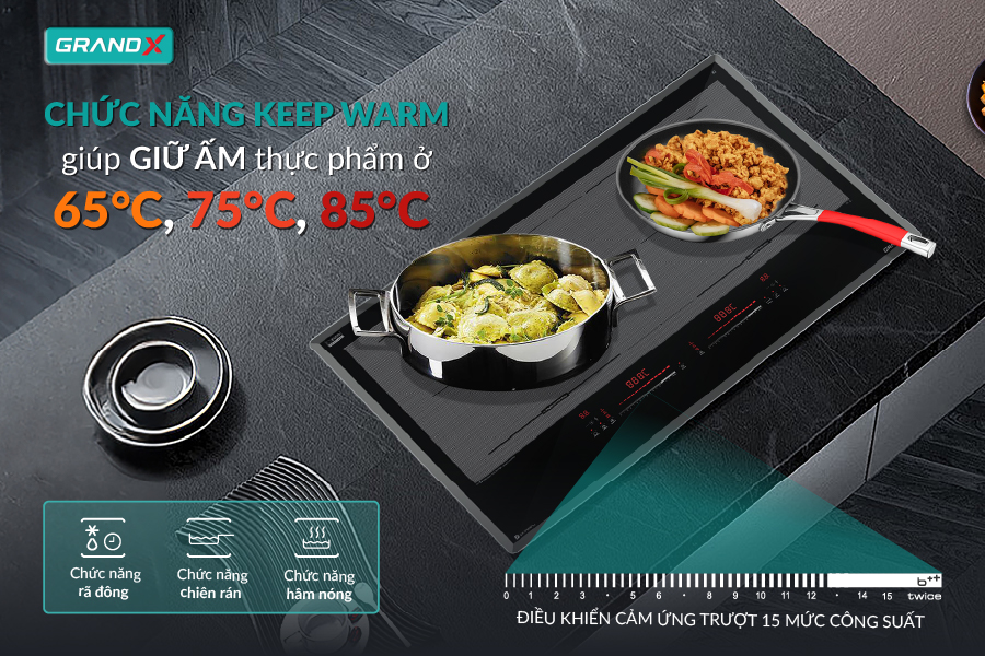 Bếp từ GRANDX GX IH858PRO SERIAL 8