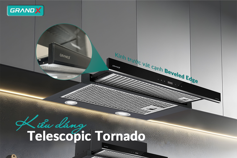 Máy hút mùi Grandx GX H90F58B