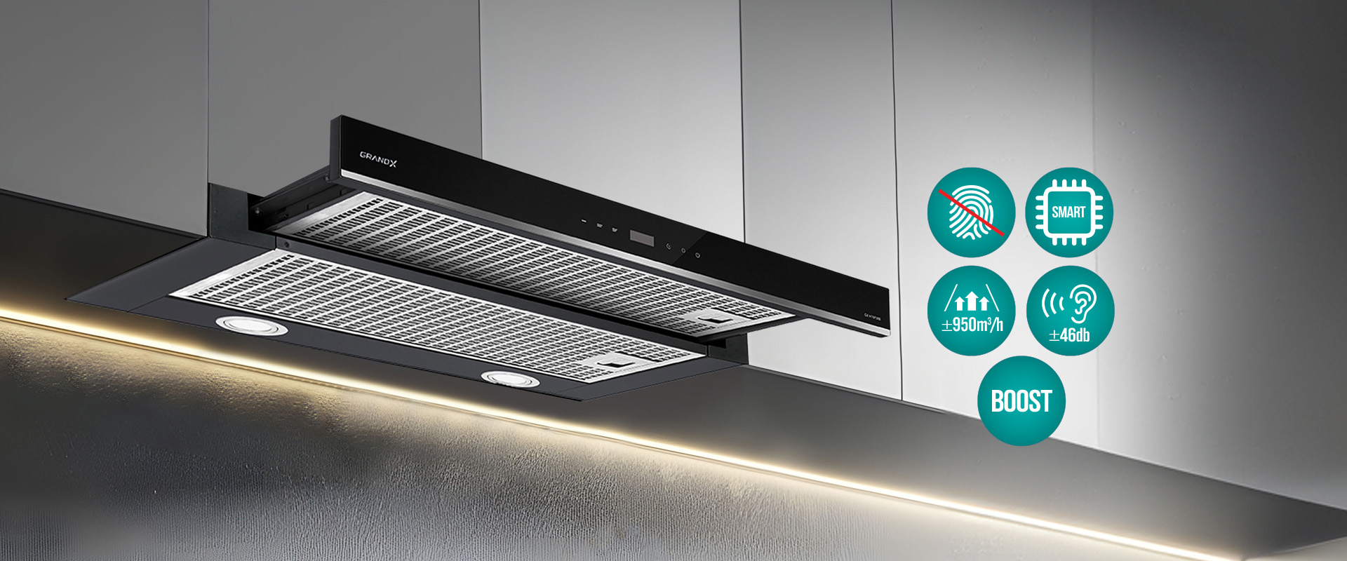 Máy hút mùi Grandx GX H60F58B