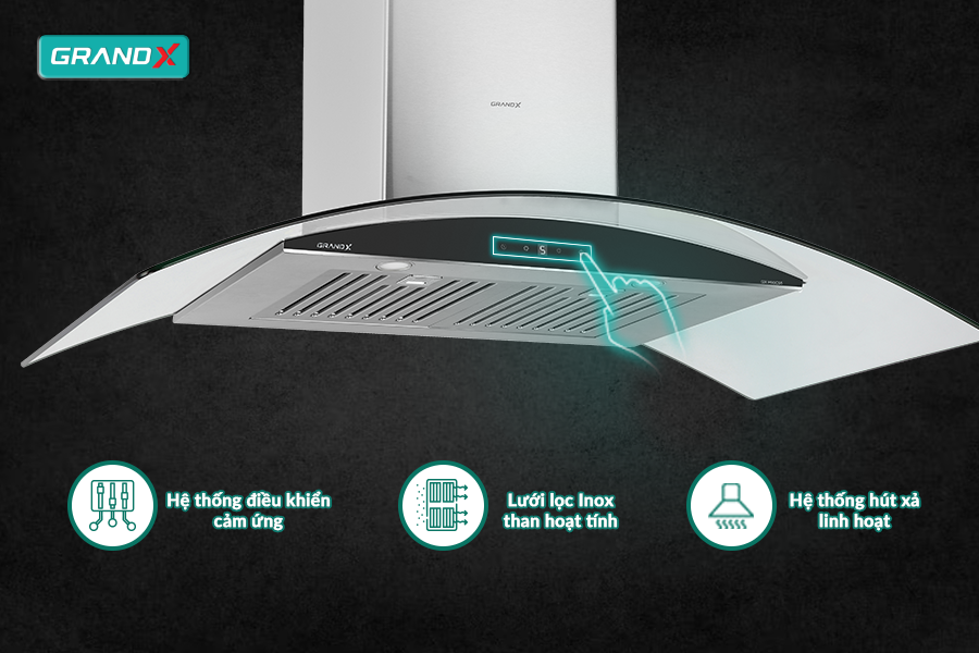 Máy hút mùi Grandx GX H70C55