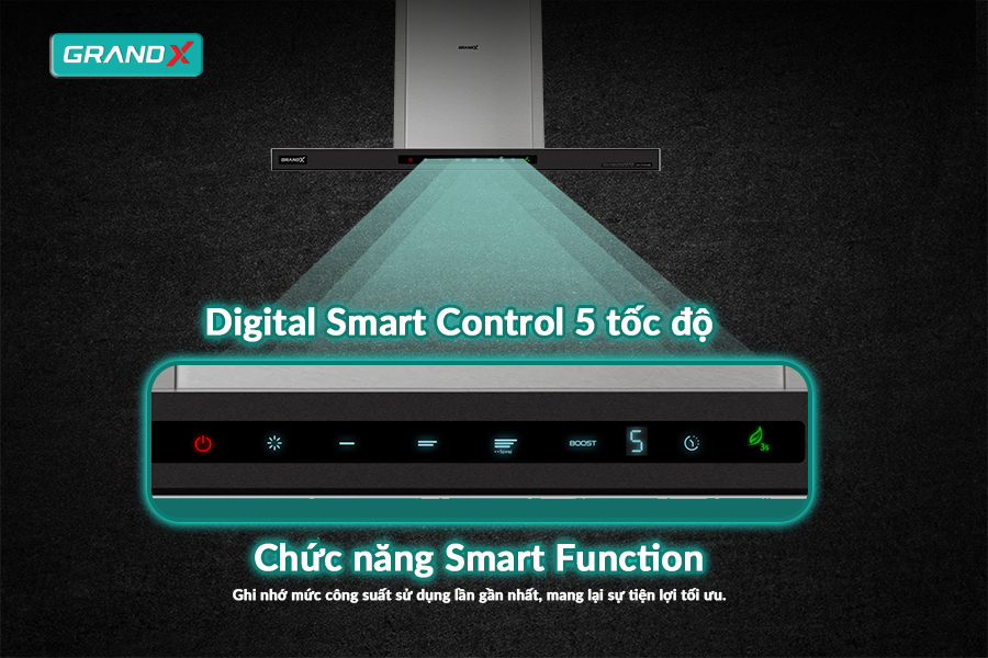 Máy hút mùi Grandx Gx H90C68B