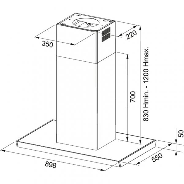Máy hút mùi Franke FS TS 906 I XS CH
