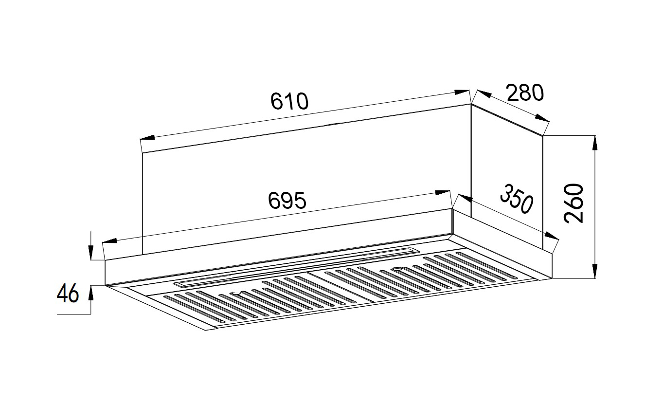Máy hút mùi Prato Model PT-330.Tubor