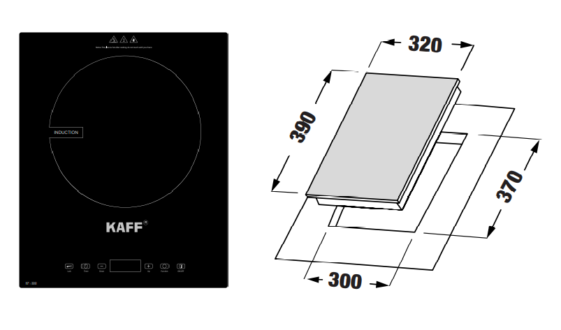 Bếp từ đơn KAFF KF-330I