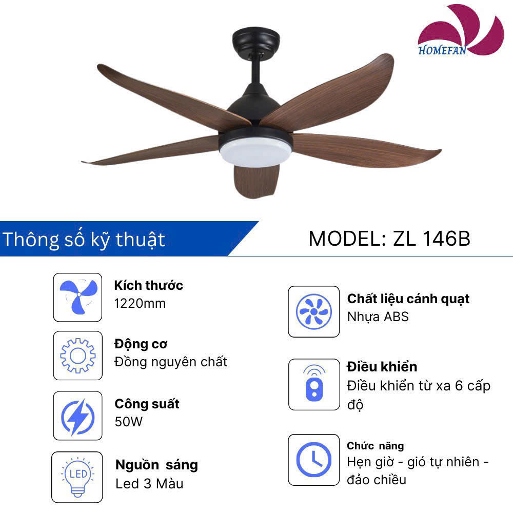 Quạt Trần ZL 146B